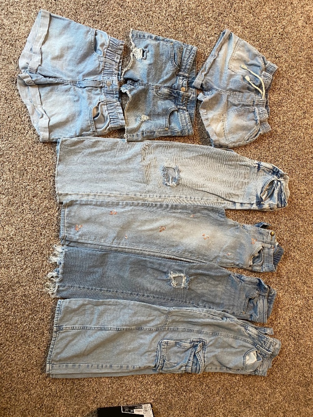 Girls Jeans and short size 10/12 Target and Old Navy